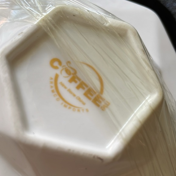 New 12 Piece Coffee Me Aramco Imports Espresso demitasse Coffee cup & saucer Set - Picture 5 of 9